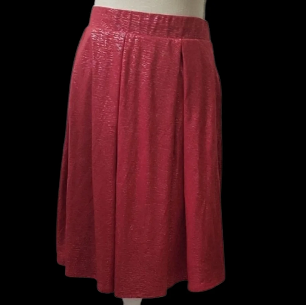 Lularoe Red A-Line Women's Skirt